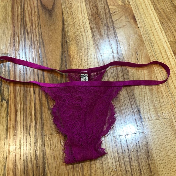 Free people magenta thong - Picture 3 of 11